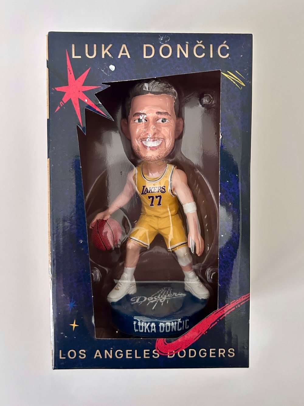 Luka Doncic Lakers Dodgers Bobblehead 8/21/26 Stadium Giveaway NEW IN BOX
